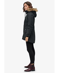 ellos Women's Modern A-Line Parka