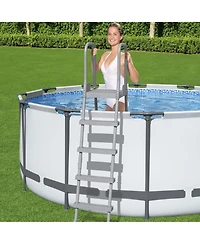Bestway Flowclear 52 Inch Heavy Duty Metal A Frame Above Ground Pool Ladder