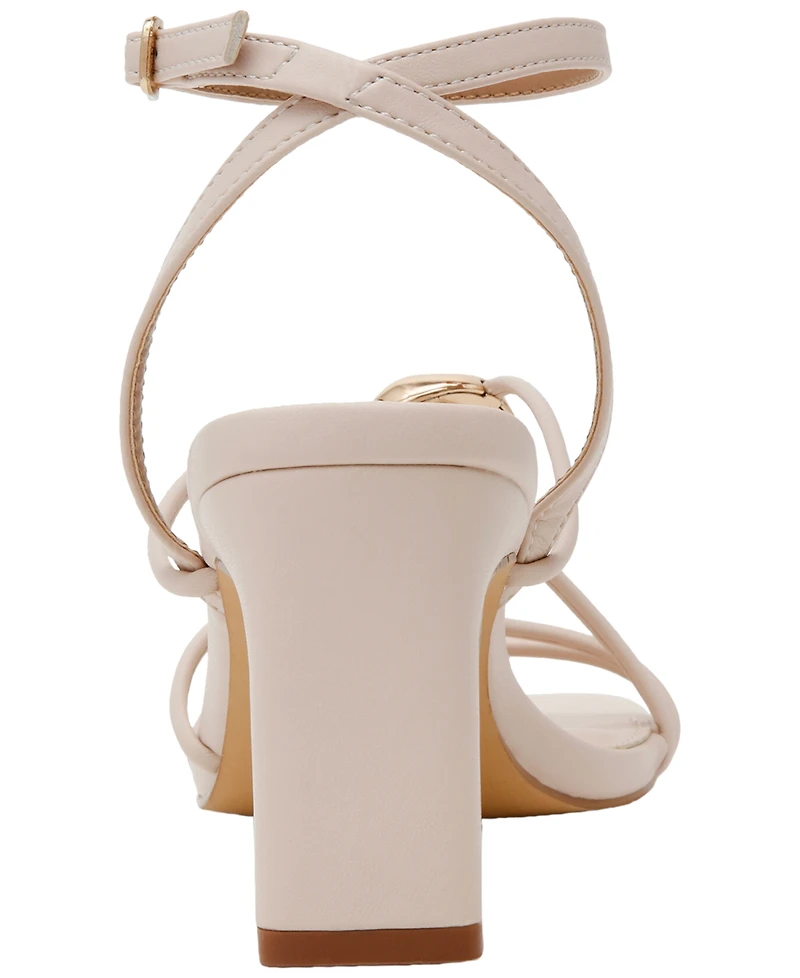 Dv Dolce Vita Women's Leeana Embellished Jewelry Strappy High Heel Dress Sandals