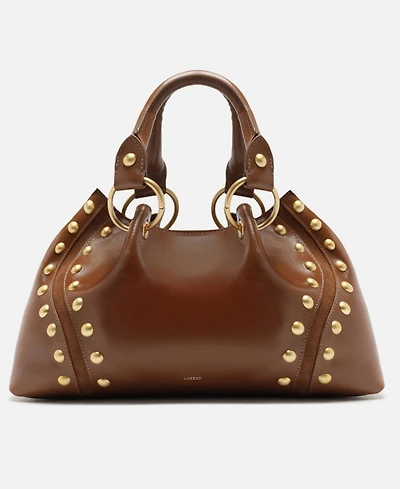 Arezzo Lucienne Medium Leather Satchel Bag