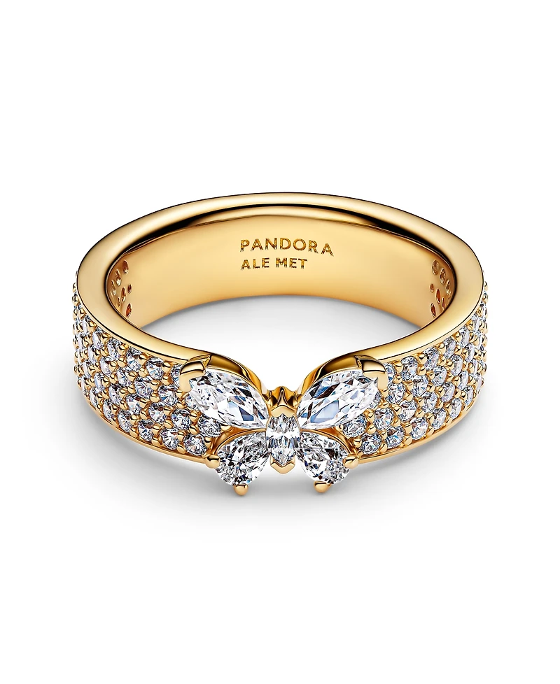 Pandora Sparkling Butterfly Bold Ring
