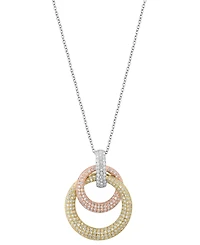 Effy Collection Diamond Pendant Necklace (1-1/8 ct. t.w.) in 14k Multi-Tone Gold
