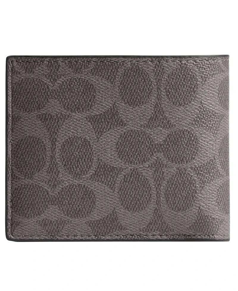Coach Men's 3-In-1 Signature Canvas Wallet