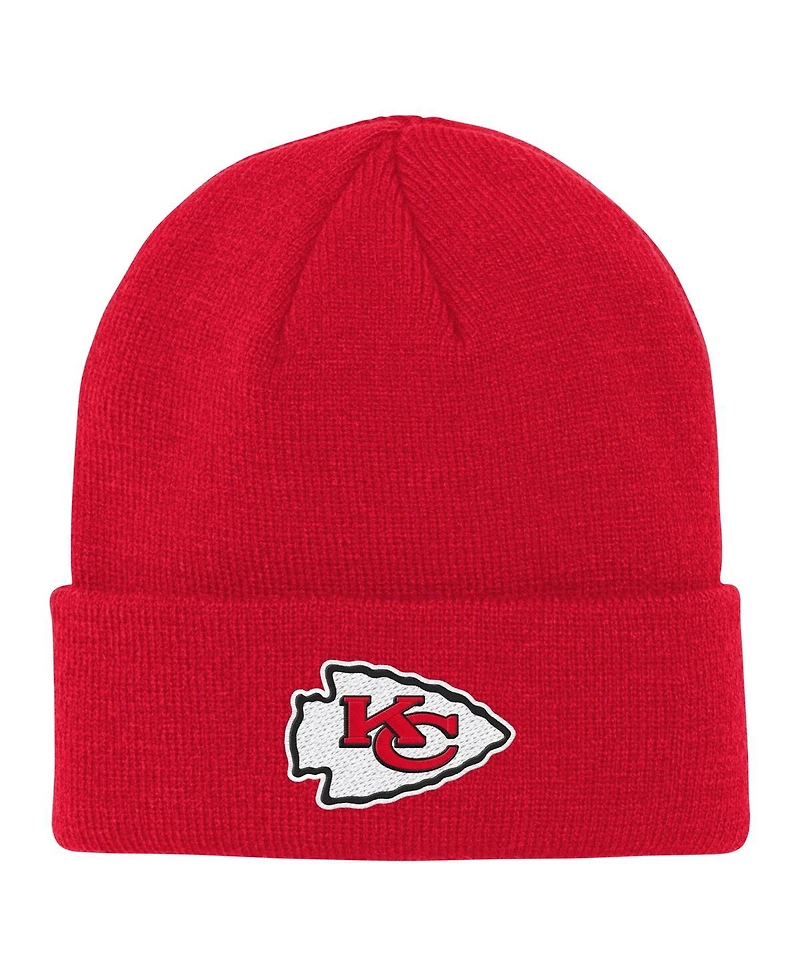 Youth Red Kansas City Chiefs Team Gradient Cuffed Knit Hat