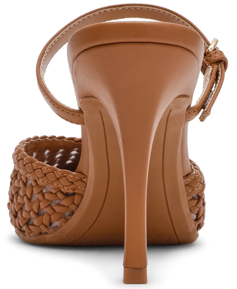 Dv Dolce Vita Women's Geanie Woven Two-Piece Pointed Toe Heeled Pumps