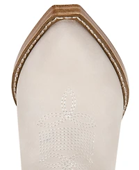 Dv Dolce Vita Women's Alessia Woven Pull-On Cowboy Western Booties