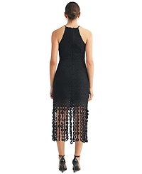 Arose Studio, Inc Women's Zariah Halter High-Neck Midi Dress