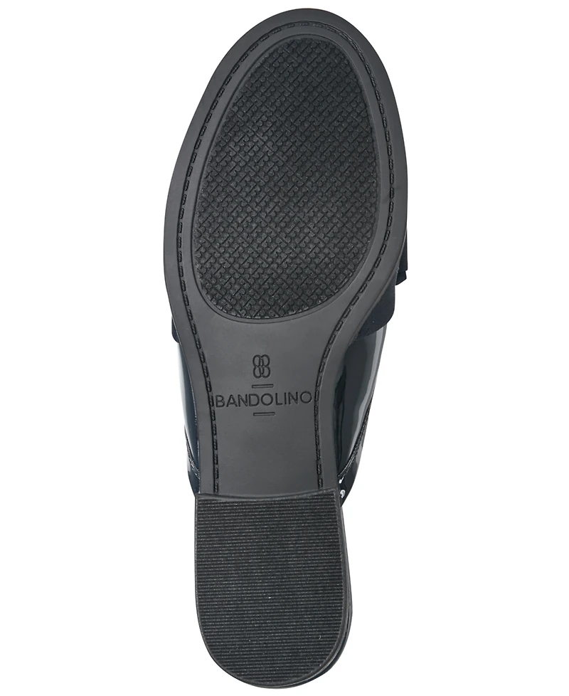 Bandolino Women's Leilani Bow Slip-On Tailored Mule Loafers