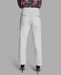 Bcbg Women's Patch Pockets Mid-Rise Pants