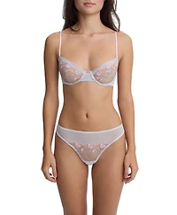 Skarlett Blue Entice Unlined Underwire Lace Balconette Bra