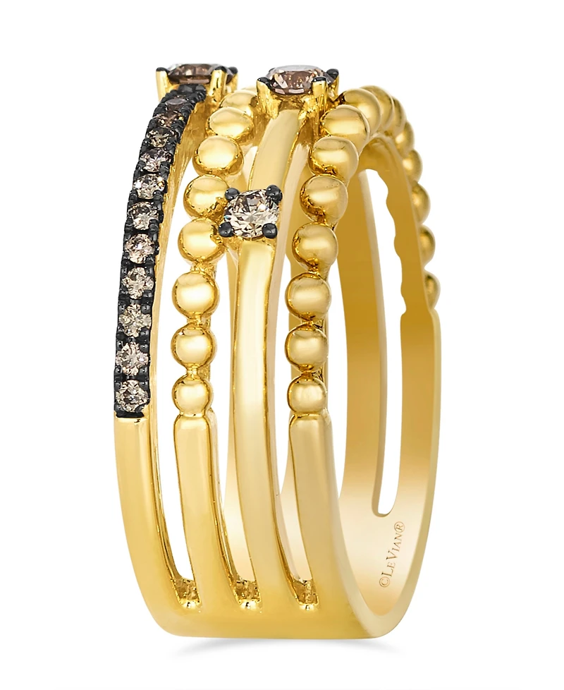 Le Vian Chocolate Diamond Ring (0.40 ct. t.w.) in 14k Honey Gold