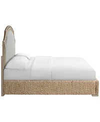 Furniture 63" Sirena Wood King Upholstered Bed