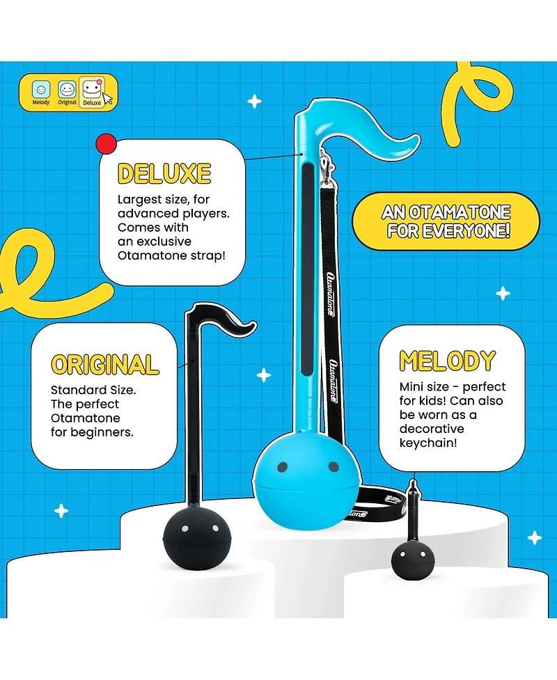 Otamatone Deluxe Series Electronic Musical Instrument Large Synthesizer Digital Educational Music from Japan for Cool Stuff Gift
