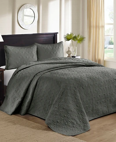Madison Park Quebec Quilted 3-Pc. Bedspread Set, Full
