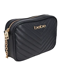 Bebe Women's Tyler Camera Crossbody Bag with Wallet