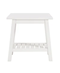 Alaterre Furniture 18" Wood Dorset Bench Stool