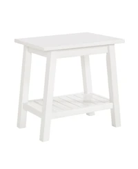 Alaterre Furniture 18" Wood Dorset Bench Stool