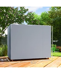 Outsunny 81" x 49" x 65" Outdoor Patio Hammock Porch Swing Cover,