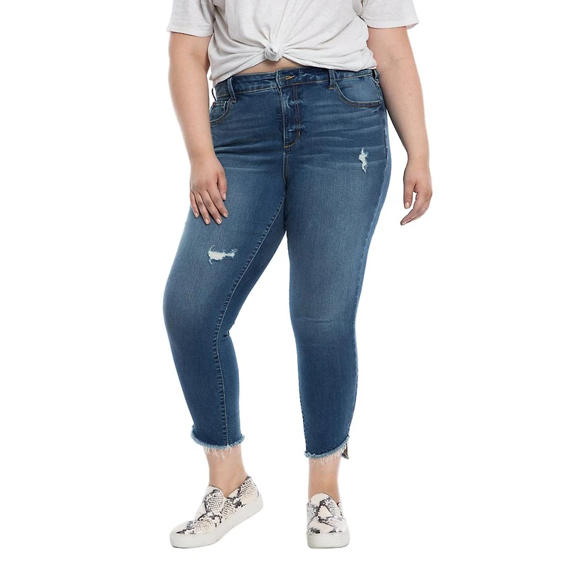 Slink Jeans Women's Denim High Rise Ankle Skinny