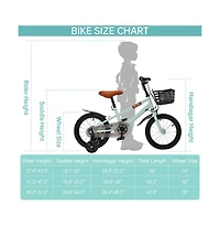 Artudatech 18-Inch Kids Bike for Ages 6-10 with Removable Training Wheels & Dual Brakes for the 2-Wheel Journey