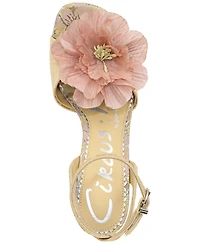 Circus Ny by Sam Edelman Women's Aria Flower Two-Piece Block Heel Dress Sandals