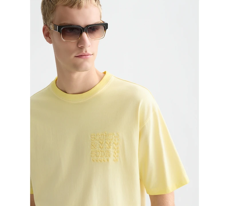 Scotch & Soda Men's Embroidered Artwork Short-Sleeve T-Shirt