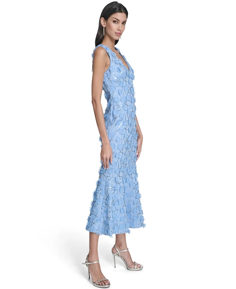 Eliza J Women's V-Neck Midi Dress