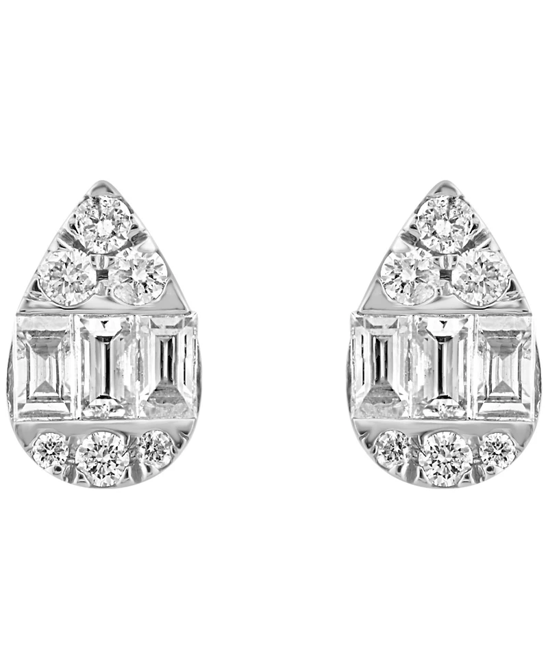Effy Collection Diamond Earrings (5/8 ct. t.w.) in 14k White Gold
