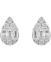 Effy Collection Diamond Earrings (5/8 ct. t.w.) in 14k White Gold
