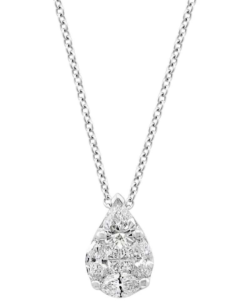 Effy Collection Diamond Pendant Necklace (3/4 ct. t.w.) in 14k White Gold