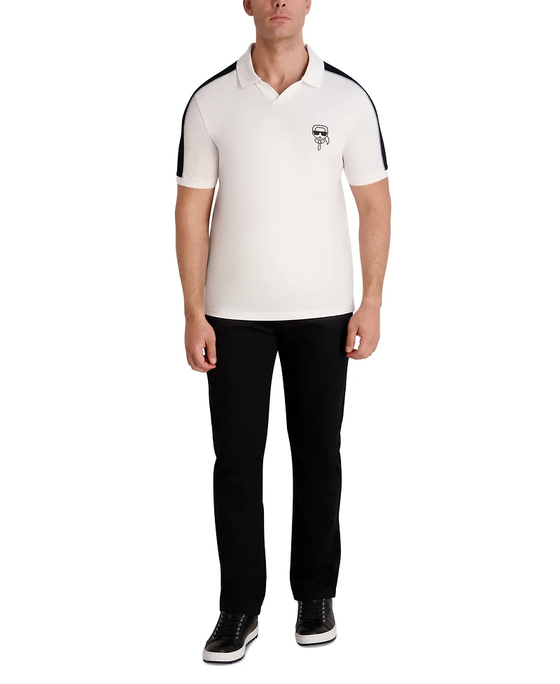 Karl Lagerfeld Paris Men's Jonny Collar Polo Shirt