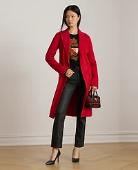 Lauren Ralph Petite Coated High-Rise Straight Ankle Jeans