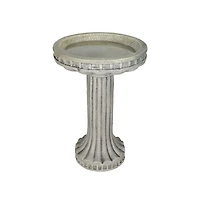SunJet 24 Inch Height Outdoor Bird Bath
