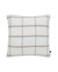 Tahari Home Woven Plaid Reversible Decorative Pillow, 20" x 20"