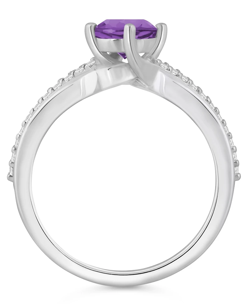 Macy's Onyx and White Diamond (1/6 ct. t.w.) Ring 10k Gold