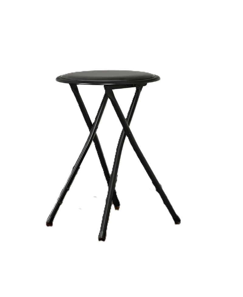 Lavish Home 24" Steel Portable Folding Bar Stool