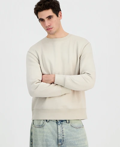 Mode of One Men's Relaxed-Fit Fleece Sweatshirt, Created for Macy's