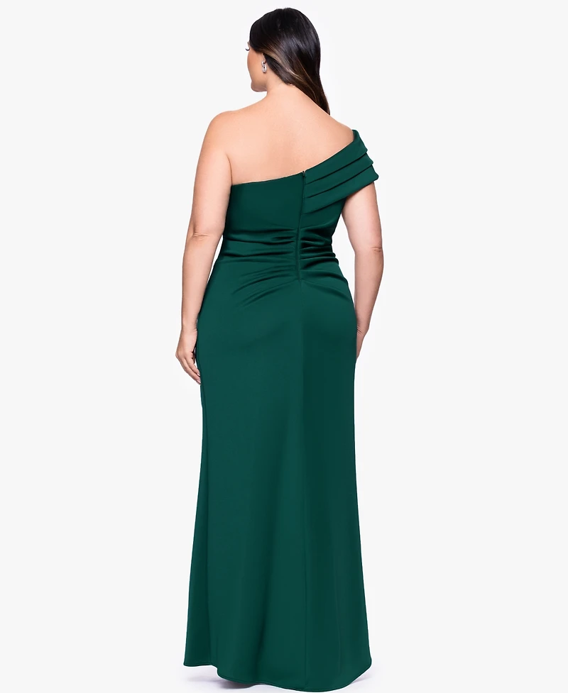 Xscape Plus Sleeveless Maxi Dress