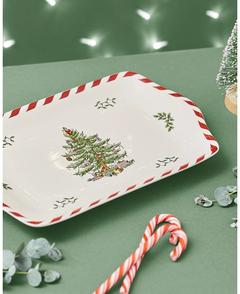 Spode Christmas Tree Dessert Tray