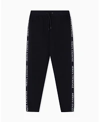 A|X Armani Exchange Men's Grosgrain Logo Fleece Pants