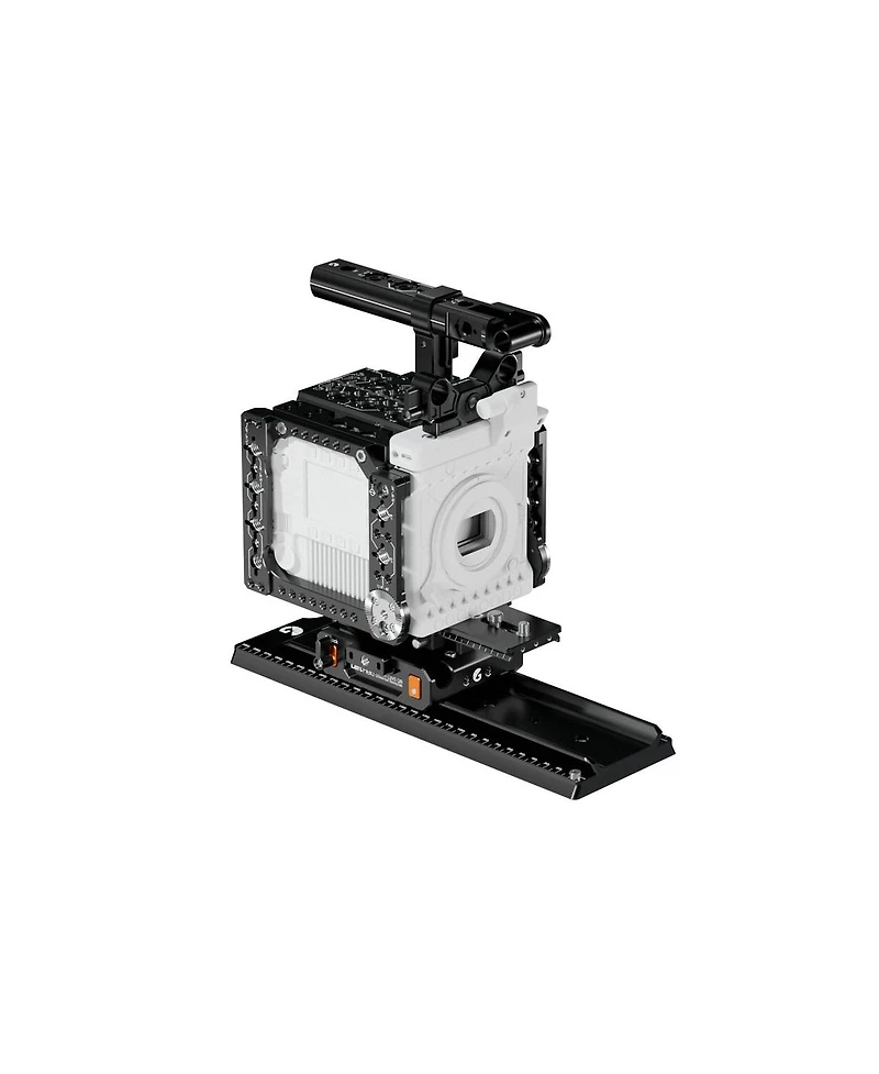 Bright Tangerine Right Side Horse Shoe Plate for Red V-raptor Camera, Black