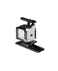 Bright Tangerine Right Side Horse Shoe Plate for Red V-raptor Camera, Black