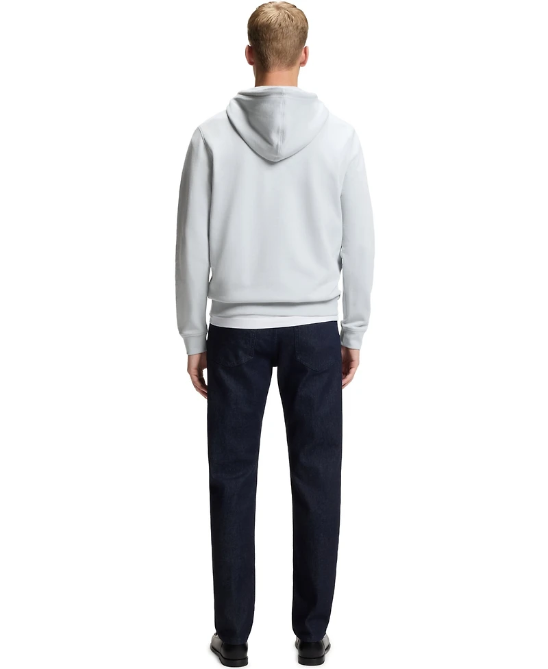 Boss by Hugo Men's Regular-Fit Cotton Terry Logo Patch Hoodie