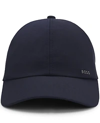 Boss by Hugo Boss Men's Wool-Blend Twill Metallic Logo Lettering Cap