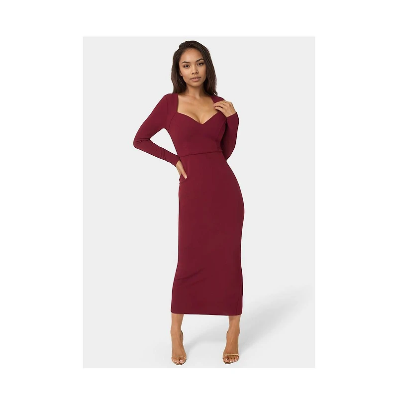 Bebe Women's Open Back Ankle Dress