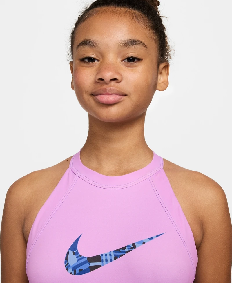 Nike Gymnastics Girls' 7-16 Halter Neck Leotard