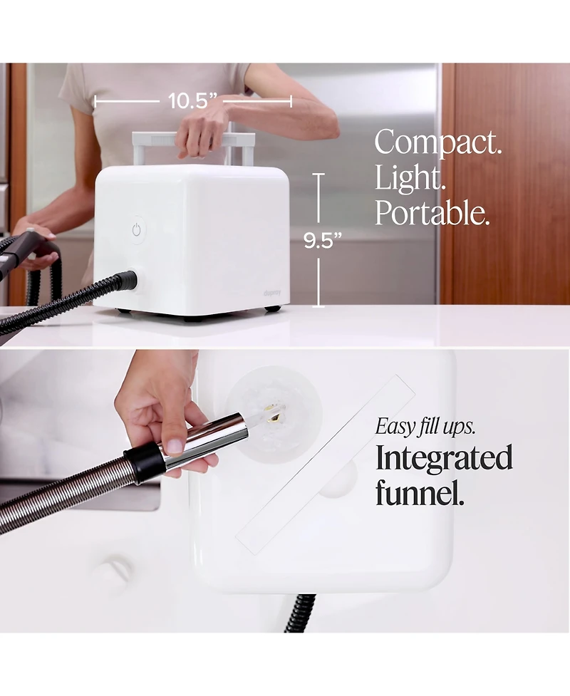 Dupray Neat Steam Cleaner Multi-Purpose Heavy-Duty Steamer for Floors, Cars, Home Use and More