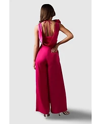 Coast Women's Corsage Cowl Back Jumpsuit