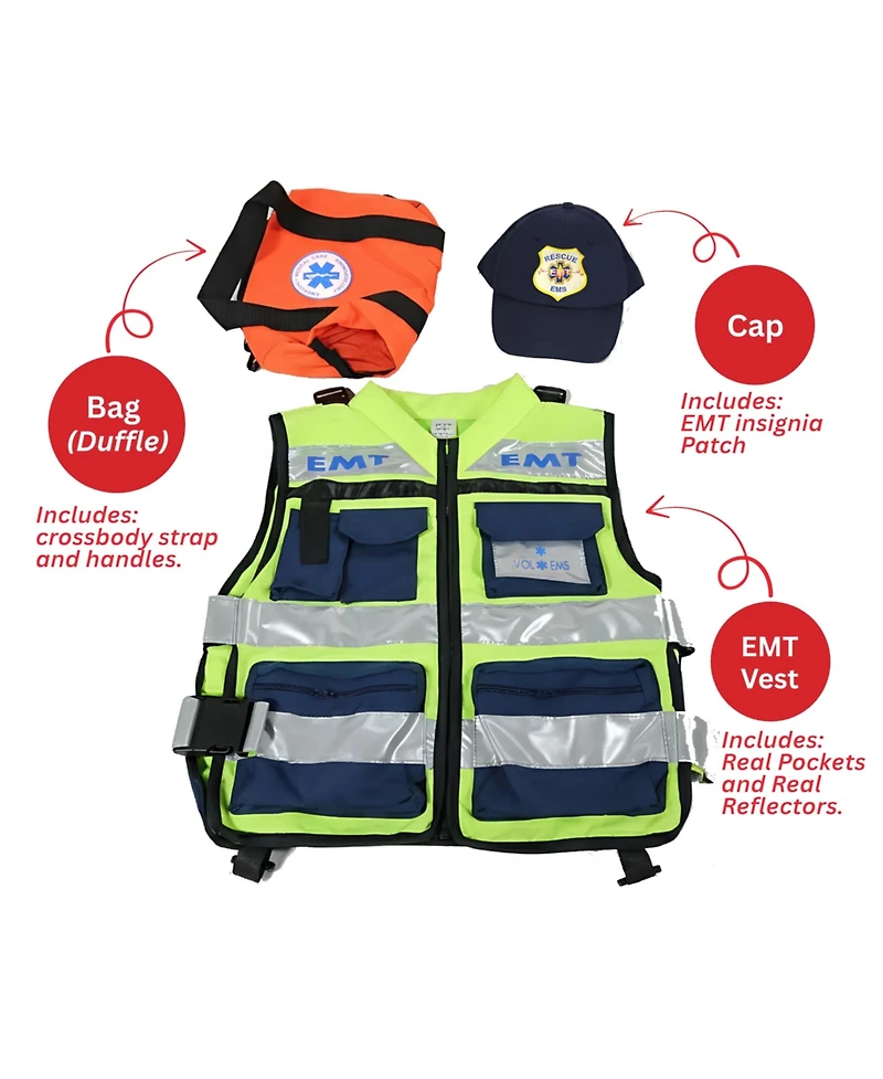 Dress Up America Emt Hatzolah Costume