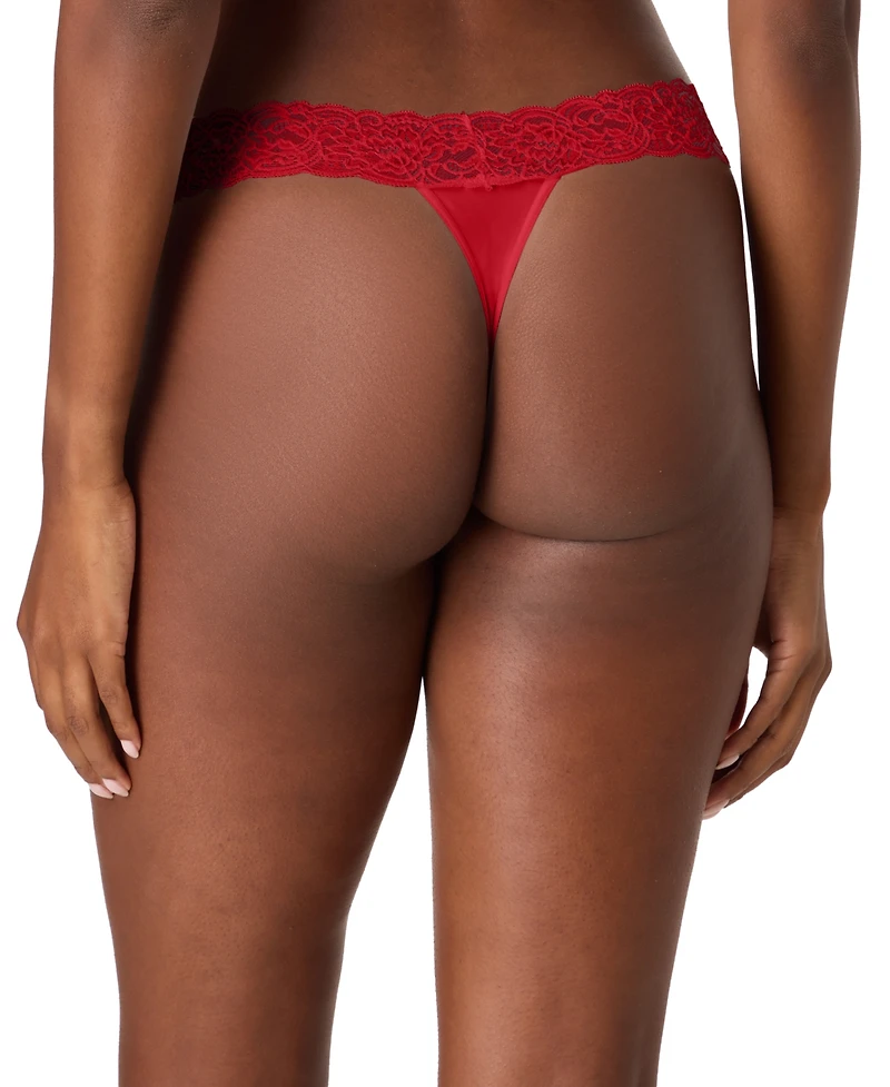 Maidenform Women's Everyday Pretty Lace Thong Panty